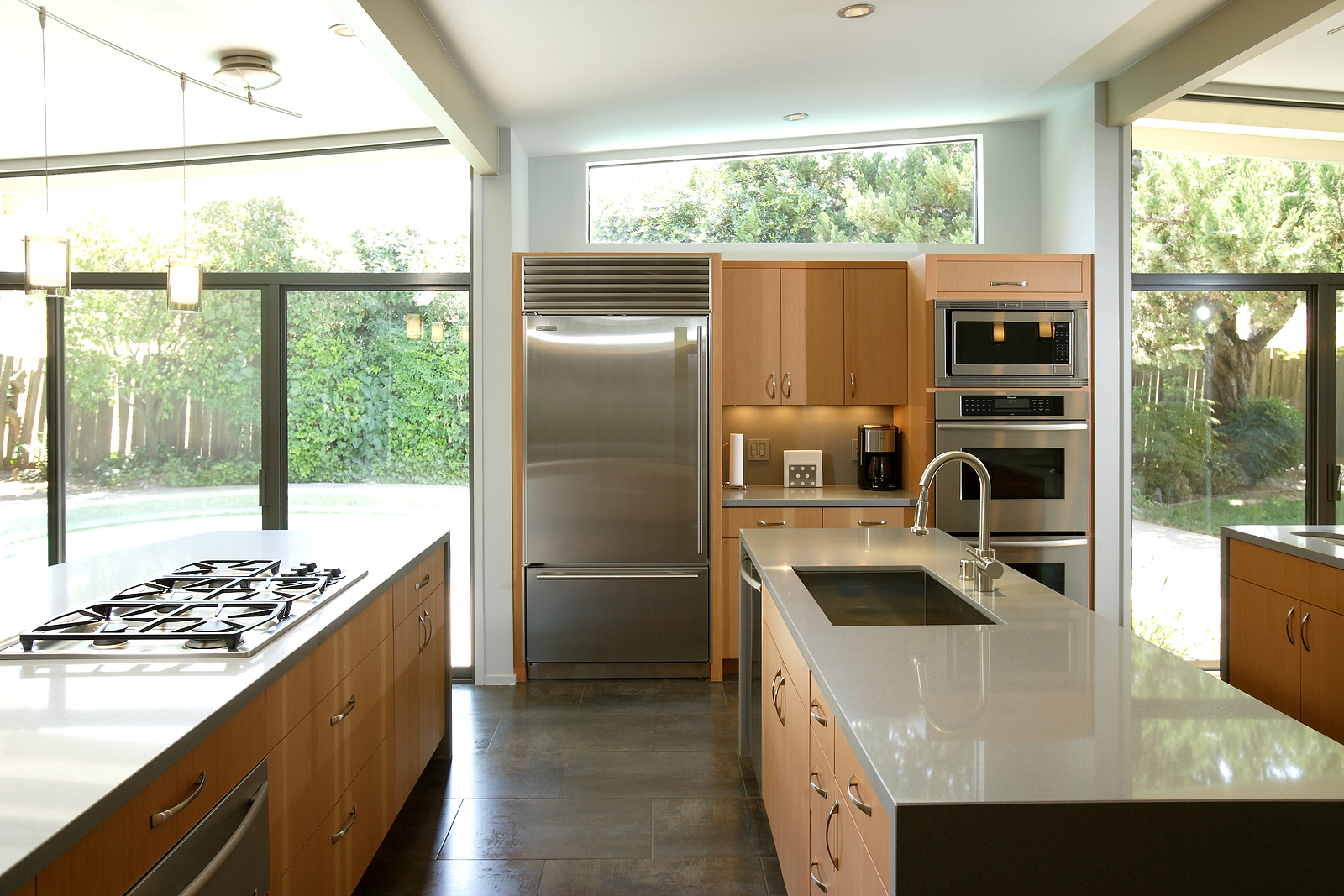 A modern kitchen that has been freshly remodeled