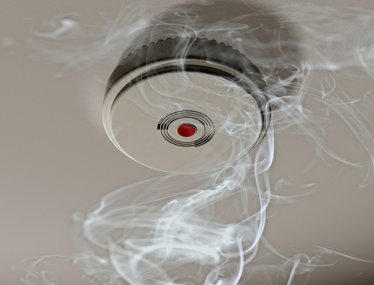 Why is my smoke detector making noise?