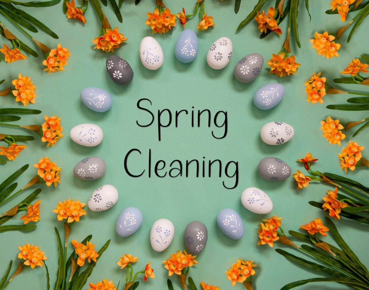 Spring cleaning decorative image