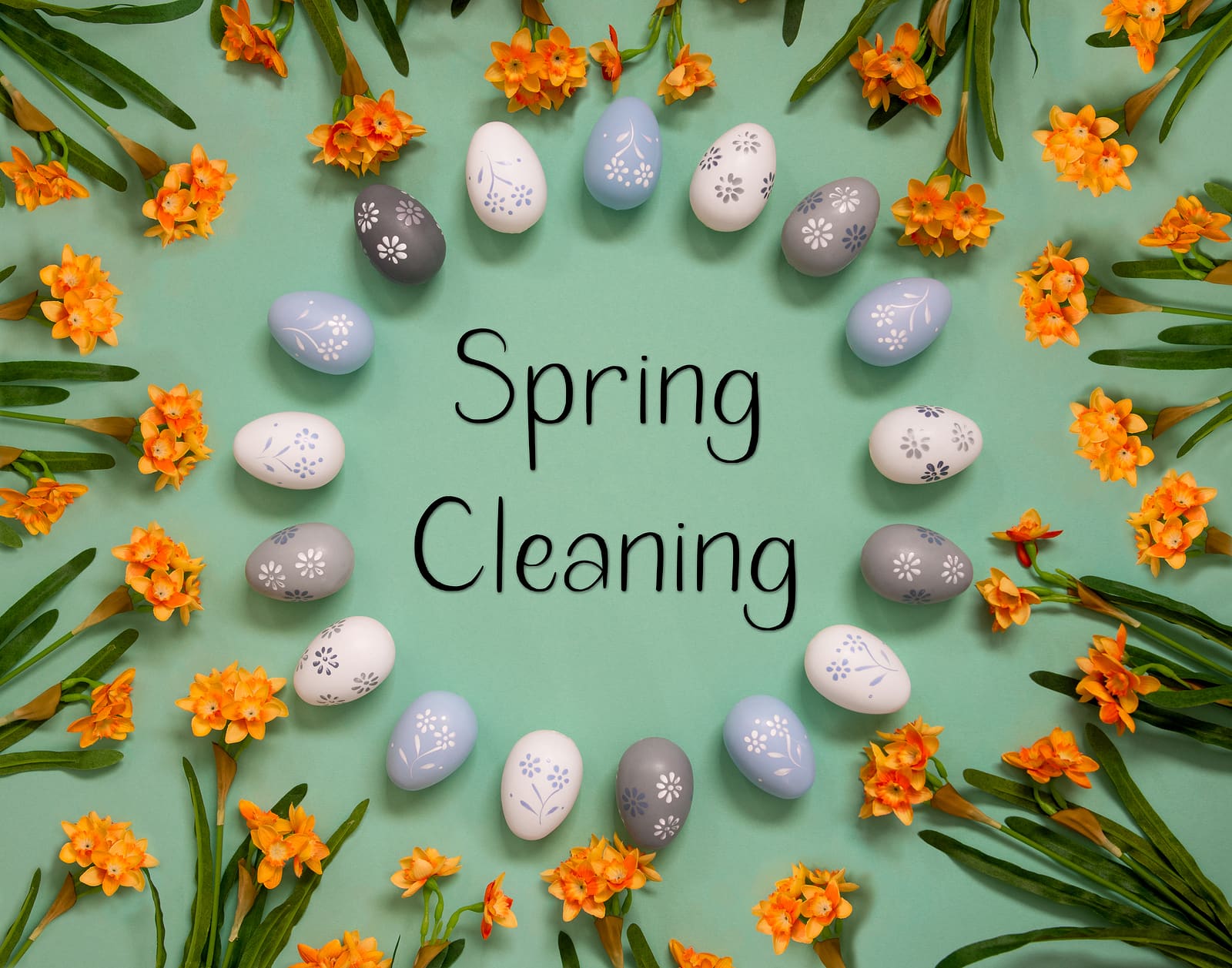 Spring cleaning decorative image