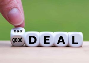 good deal vs bad deal